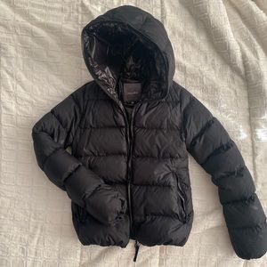 Duvetica Black Down Puffer Coat